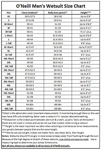 O'Neill Men's Reactor-2 3:2mm Back Zip Full Wetsuit, Lightweight Warmth and Flexibility for All Water Activities - Image 3