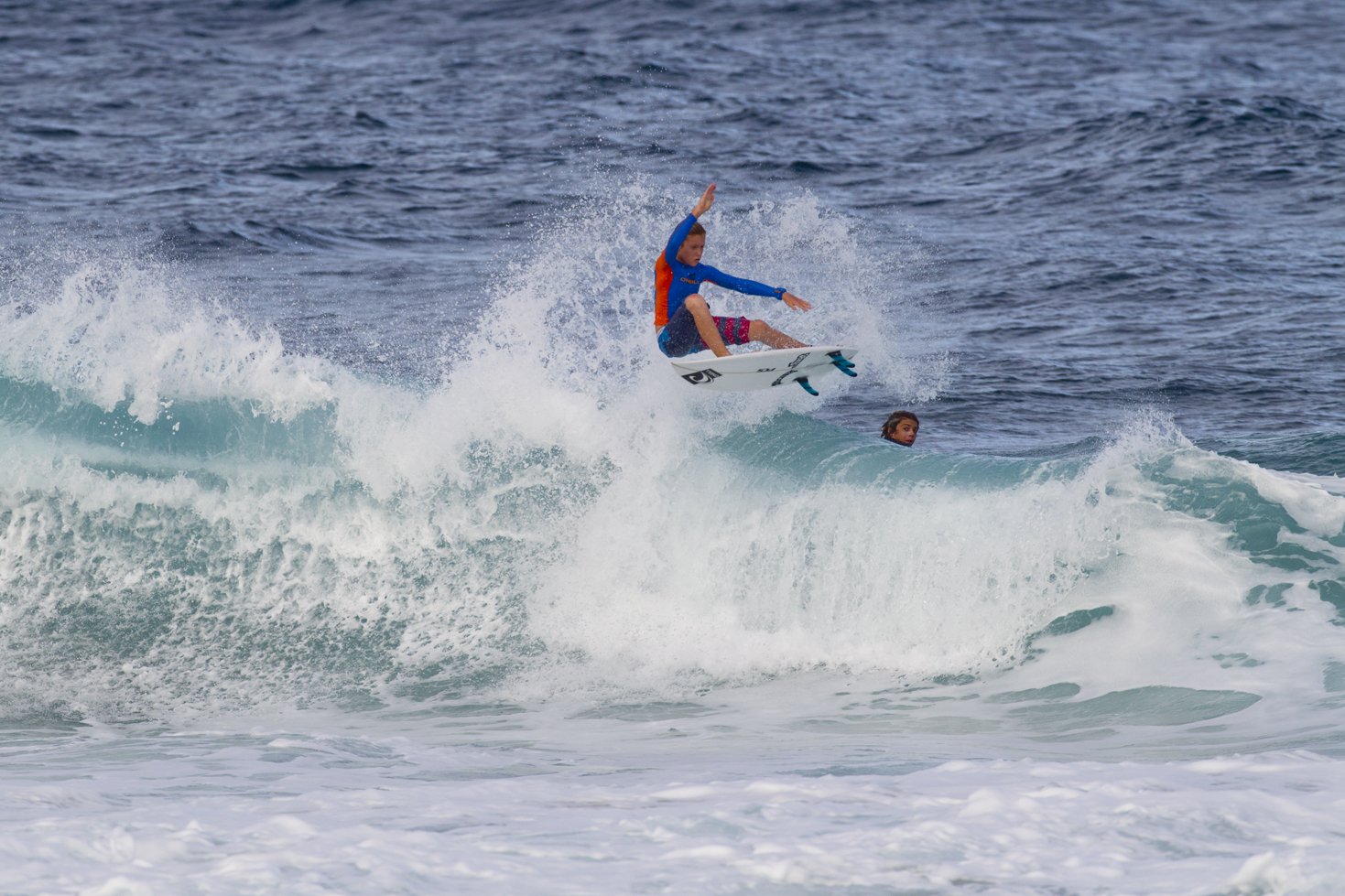 O'Neill Youth Basic Skins Long Sleeve Sun Shirt, UPF 50+ Rashguard, 4-Way Stretch Slim Fit for All Water Activities - Image 3